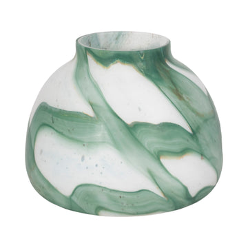 Ebb & Flow Vase - Green / Clear