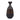 Neader Large Ceramic Bottle - Dark Brown