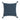 Blossom - 20" Printed Cotton Tassel Accent Cushion - Blue