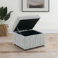 Winter - Upholstered Hydraulic Lift Top Storage Ottoman