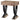 Pellio - End Table - Antique Oak & Black