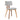 Armen Living Jaguar Mid-Century Dining Chair