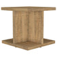 Cortona - Square Engineered Wood End Side Table - Mango