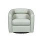 Desi - Leather Swivel Accent Chair