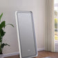 Glendora - LED Standing Mirror Bluetooth Speakers - Black