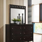 Carlton - 6-Drawer Dresser With Mirror - Cappuccino