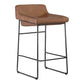 Starlet - Counter Stool Stool Open Road Leather (Set of 2) - Brown