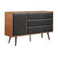 Coco - Rustic Oak Dresser - Black