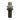 16" Quimper Large Glass Vase - Brown