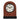 8" x 6" Faux Leather Arched Table Clock - Brown