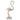 19" Clearmont Quartz Resin Flamingo - White