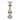 Glass 26" Candle Holder - White