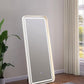 Glendora - LED Standing Mirror Bluetooth Speakers - Black