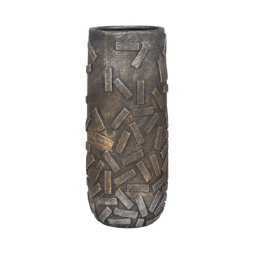 Samson Large Shapes Ceramic Vase - Bronze