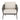 Florence - Club Chair, No Welt - Echo Ash / White