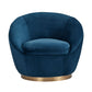 Yves - Velvet Swivel Accent Chair