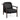 Azoria - Leather Accent Chair - Black