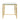 Metal / Glass Accent Table - Gold
