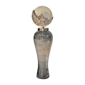 Glass 44" Mid-Century Floor Vase - Multi