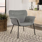 Davina - Upholstered Flared Arm Accent Chair