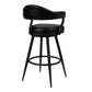 Justin - Swivel Vintage Bar Stool With Metal Legs