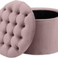 Queen - Velvet Storage Ottoman