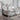 Valkyrie - Eastern King Bed - Synthetic Leather & Antique Platinum