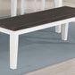 Kingman - Wood Dining Bench - Distressed White