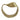 Metal 8" Twisted Hammered Ring - Gold