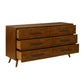 Emery - 6 Drawer Dresser - Pecan