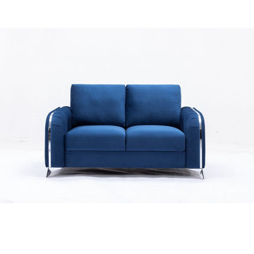 Wenona - Loveseat - Blue Velvet