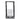 Metal 16" Open Square Hurricane Holder - Black