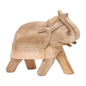 Mango Wood 8" Elephant - Brown