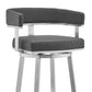 Lorin - Stainless Steel Swivel Bar Stool