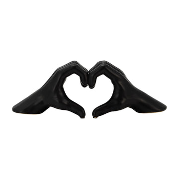 Hand-Heart 5" - Black