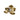 10" Addie Metal Flowers - Gold