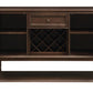 Parkins - 2 Door Sideboard Buffet Cabinet - Rustic Espresso