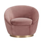 Yves - Velvet Swivel Accent Chair