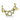 Metal 17" Couple On See-Saw - Gold