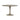 Pippa - Metal Tulip Round Dining Table - Medium Gray Concrete
