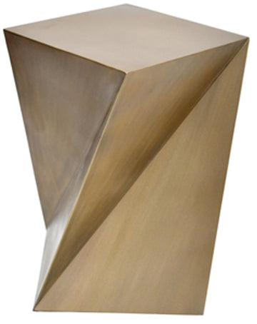 22" Sasona Twisted Accent Table - Gold