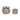 5" / 8" Petal Planters (Set of 2) - Lavender