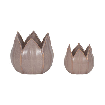 Petal Planters (Set of 2) 5/8" - Lavender