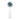 13" Clara Small Stone Statuary - Blue
