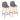 Pebble - Barstool Metal And Fabric (Set of 2)