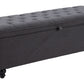 Halifax - Storage Bench - Gravel Gray