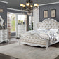 Rosalind - California King Bed - Pearl White