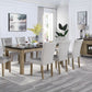 Charnell - Dining Table - Marble & Oak Finish