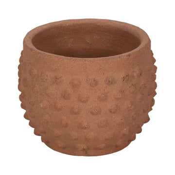 6" Terracotta Bubble Planter - Natural