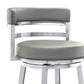 Madrid - Swivel Stainless Steel Bar Stool